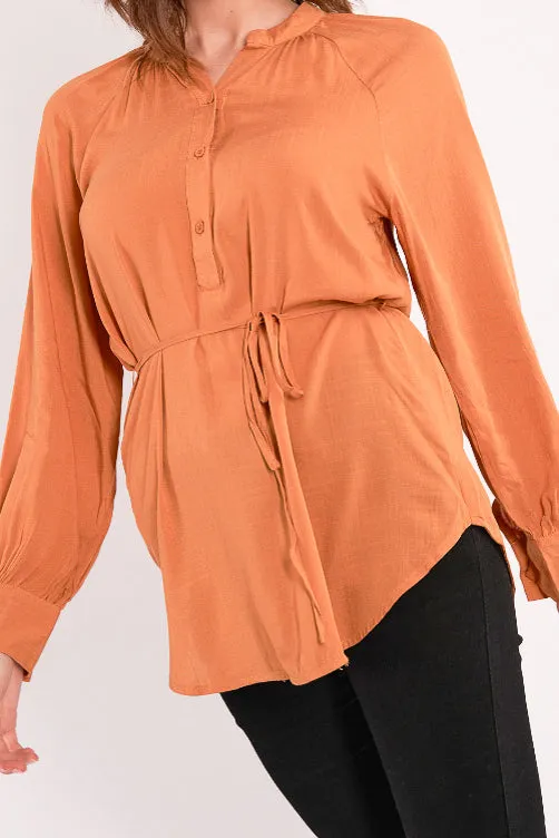 Aviva Looped Hem Top