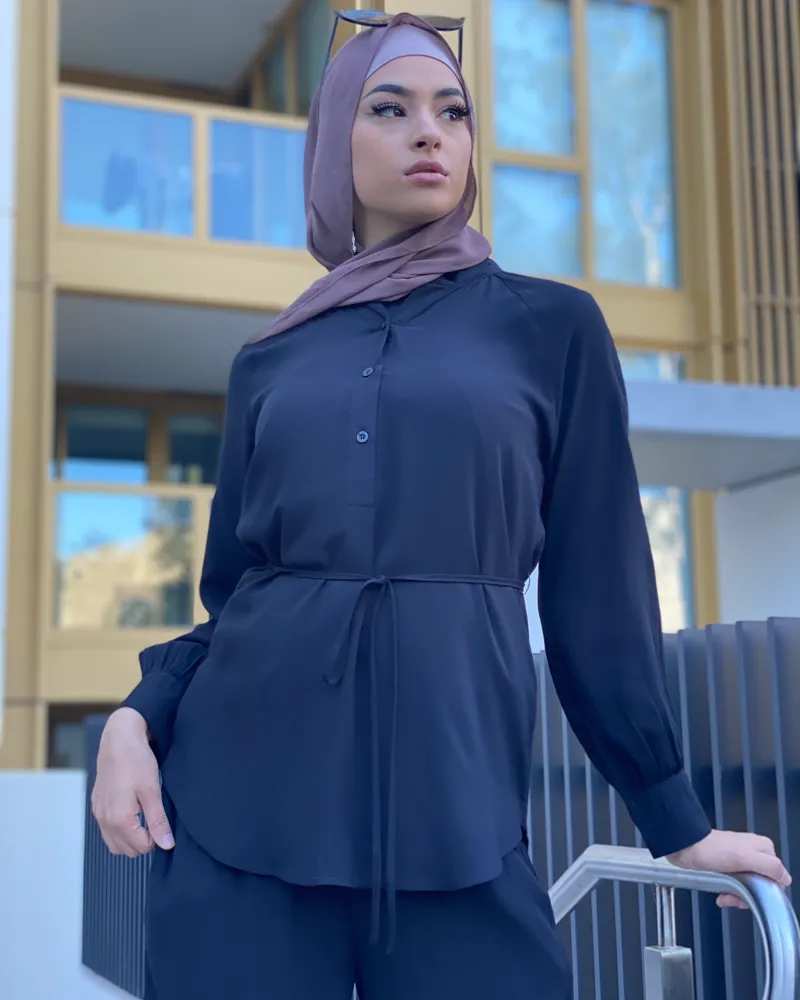 Aviva Looped Hem Top