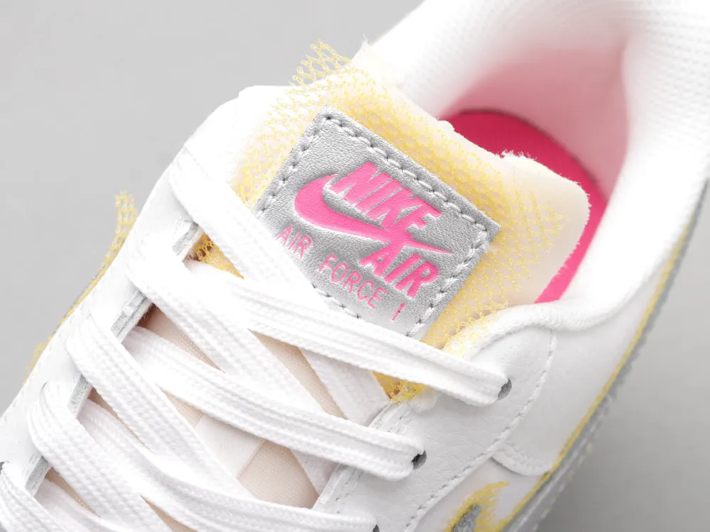 CE - AF1 Silver Yellow Low Top