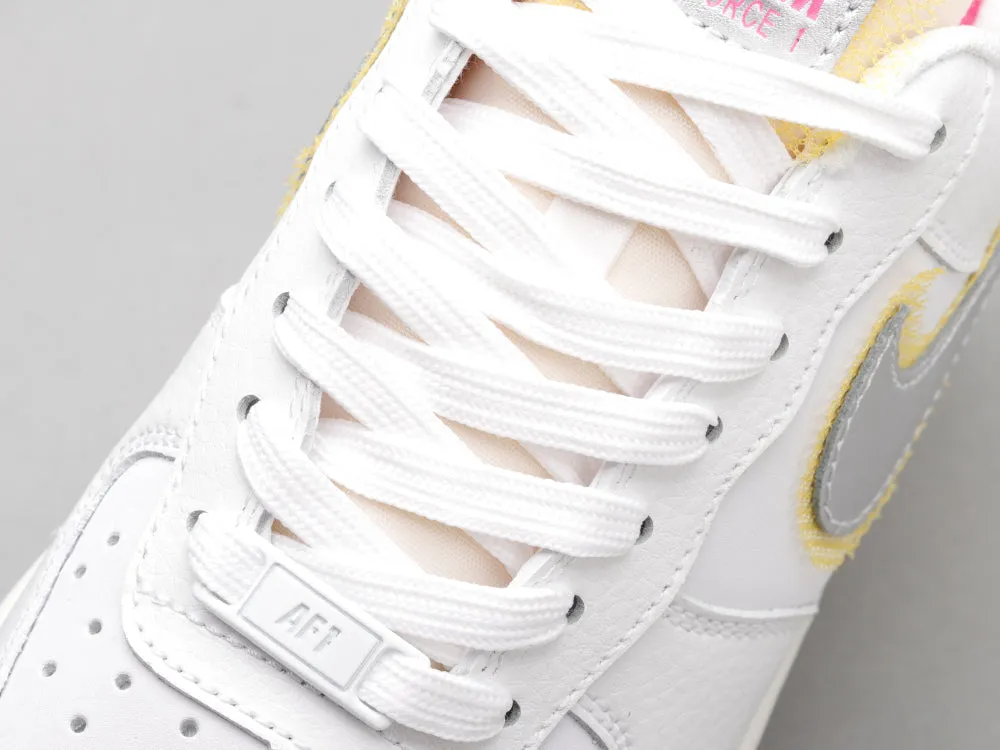 CE - AF1 Silver Yellow Low Top