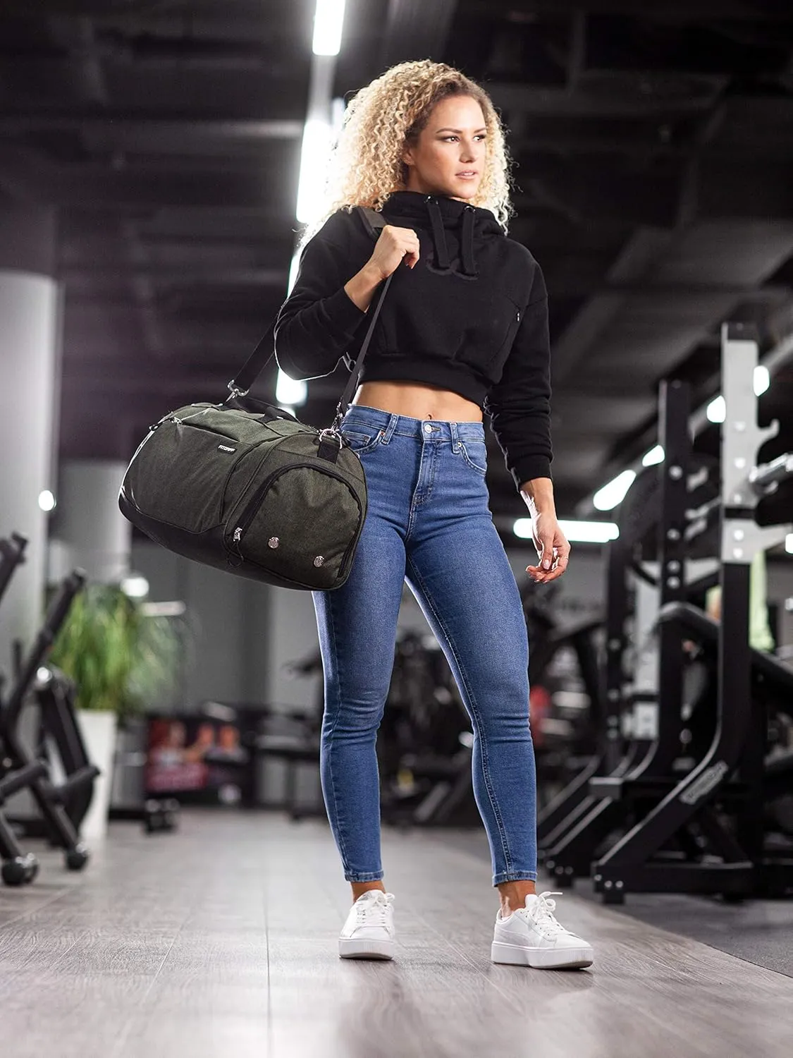 Fitgriff? Gym Bag for Men & Women with Shoe & Wet Compartment - Duffle Bag for Travel, Sports, Fitness & Workout