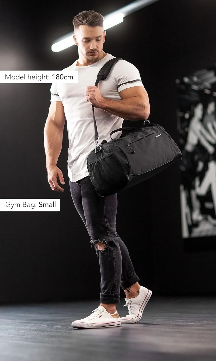 Fitgriff? Gym Bag for Men & Women with Shoe & Wet Compartment - Duffle Bag for Travel, Sports, Fitness & Workout