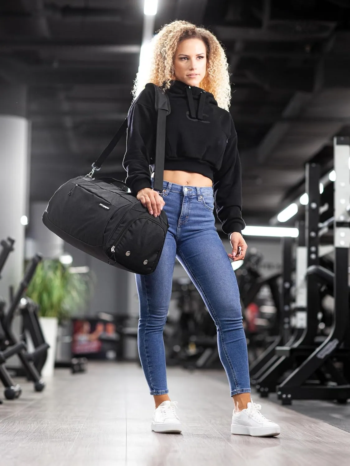 Fitgriff? Gym Bag for Men & Women with Shoe & Wet Compartment - Duffle Bag for Travel, Sports, Fitness & Workout