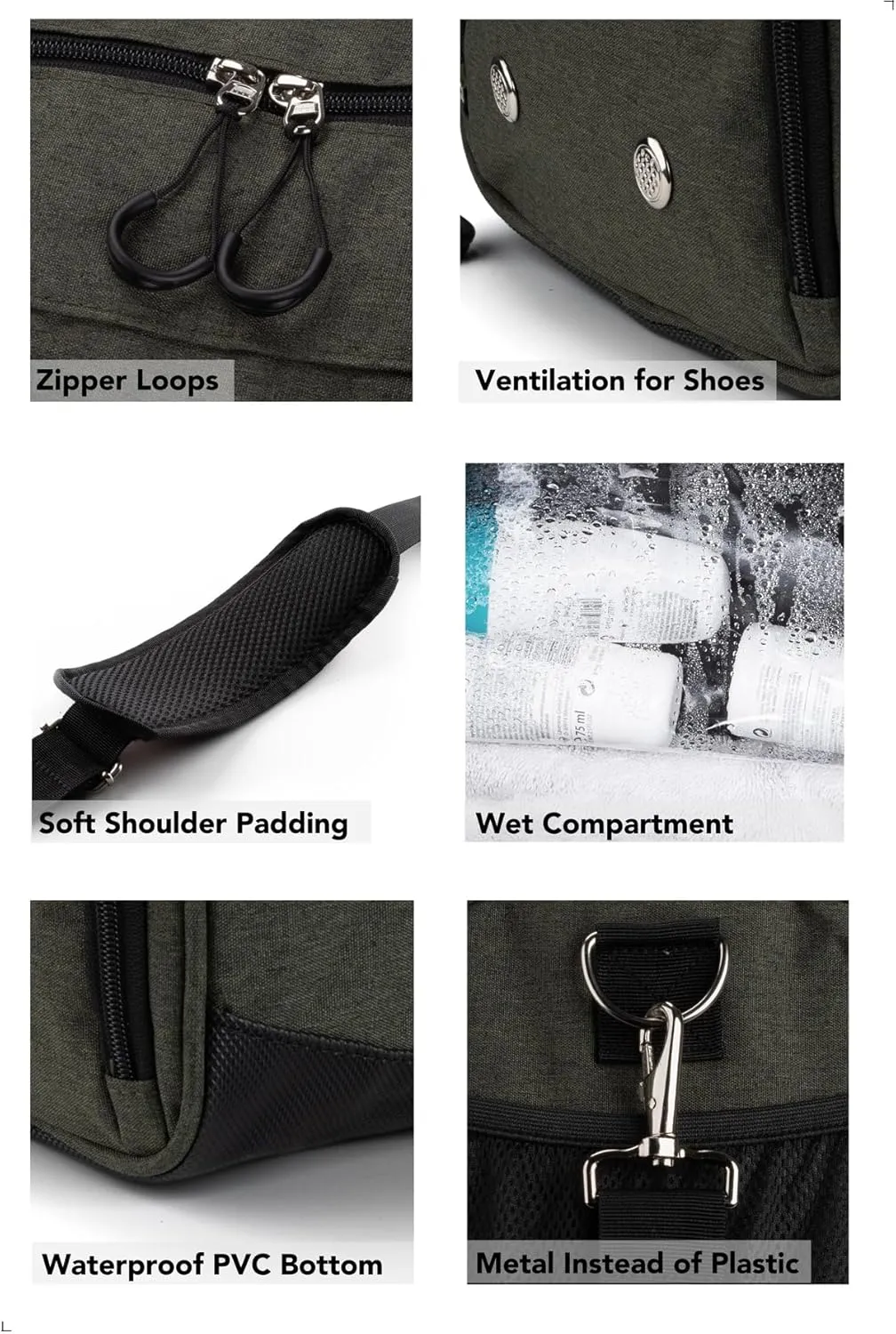 Fitgriff? Gym Bag for Men & Women with Shoe & Wet Compartment - Duffle Bag for Travel, Sports, Fitness & Workout