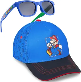 Get Trend Baseball Cap for Boys Teens Kids Sunglasses Set Adjustable Hat UV Protection