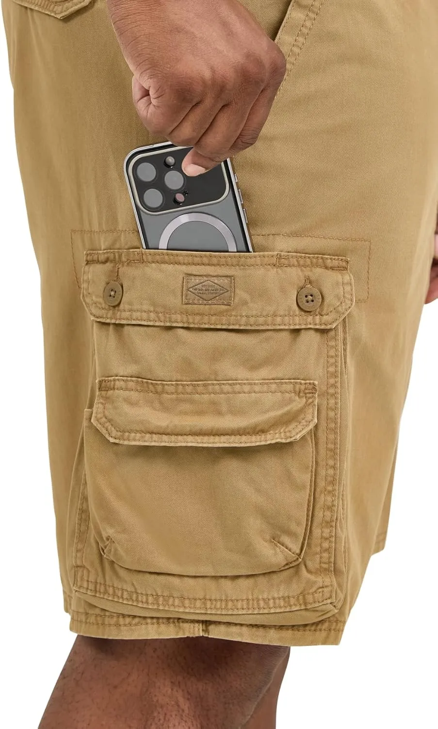Lee Men's Big & Tall New Belted Wyoming Cargo Short