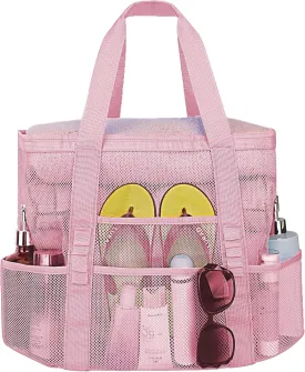 Mesh Beach Bags for Women - Plus Waterproof Sandproof Tote Bag