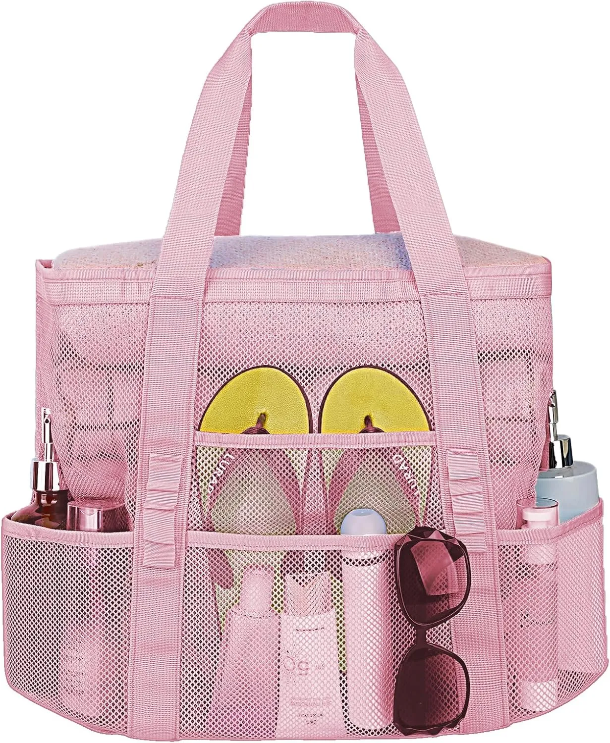 Mesh Beach Bags for Women - Plus Waterproof Sandproof Tote Bag