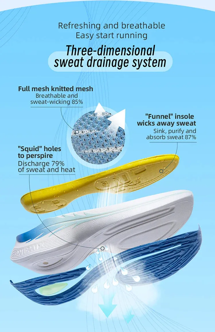 ONEMIX 2024 Air cushion Running Shoes  Breathable Outdoor
