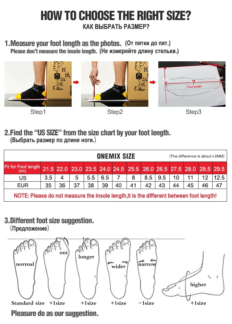 ONEMIX 2024 Air cushion Running Shoes  Breathable Outdoor