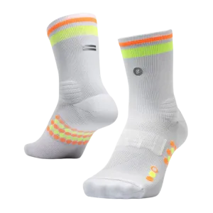 SHYU - Racing Socks - White/Lime/Mango