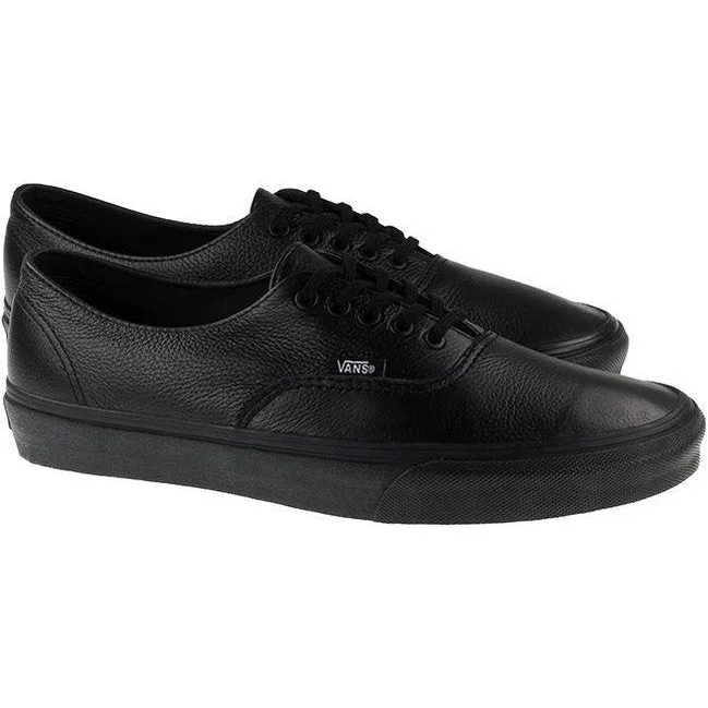Vans Trainers Womens Authentic Decon Premium Leather Black Black